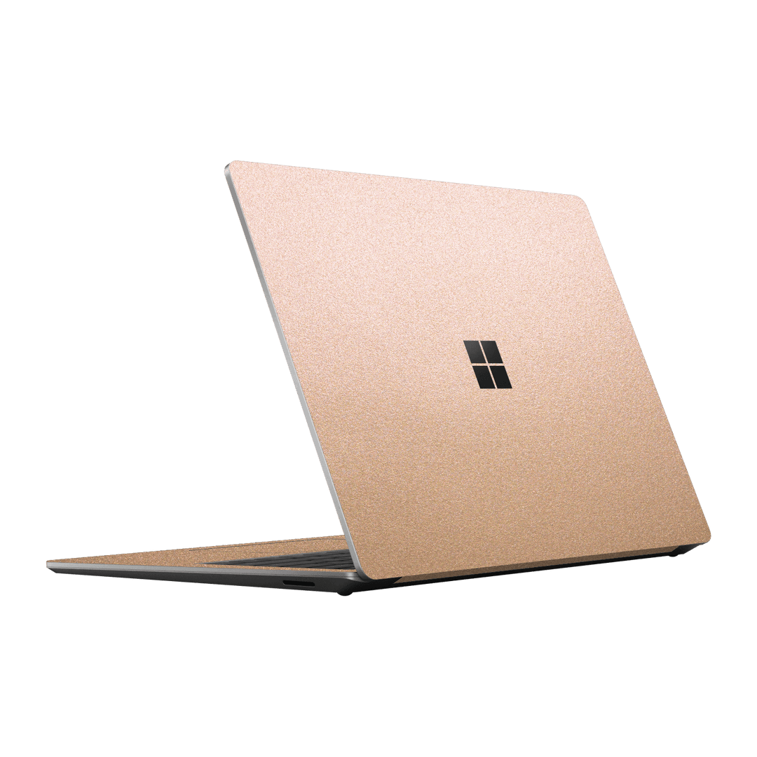 Microsoft Surface Laptop Go 3 Luxuria Rose Gold Metallic 3D Textured Skin Wrap Sticker Decal Cover Protector by EasySkinz | EasySkinz.com