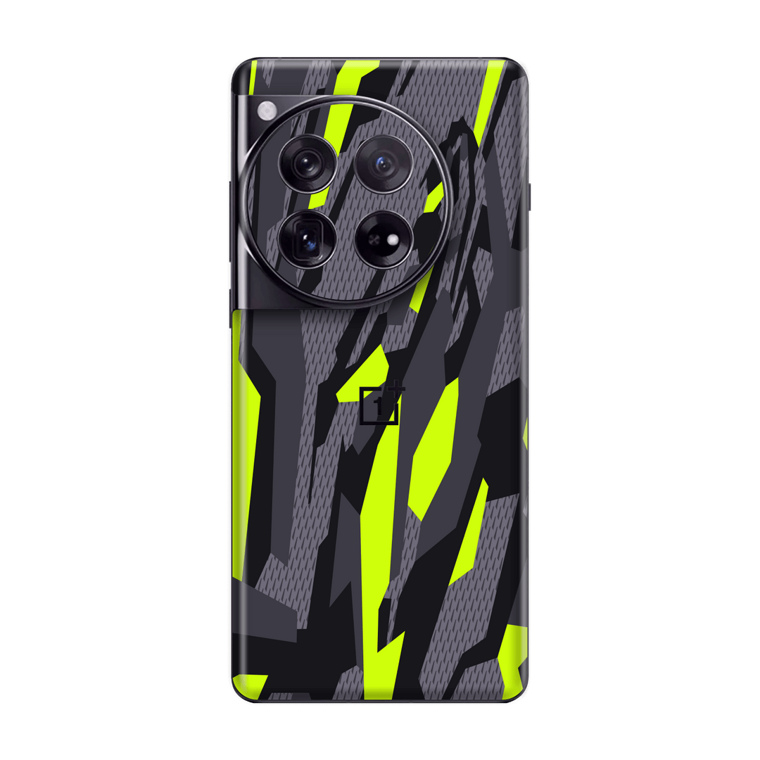 OnePlus 12 Print Printed Custom SIGNATURE Abstract Green Camouflage Skin Wrap Sticker Decal Cover Protector by QSKINZ | qskinz.com