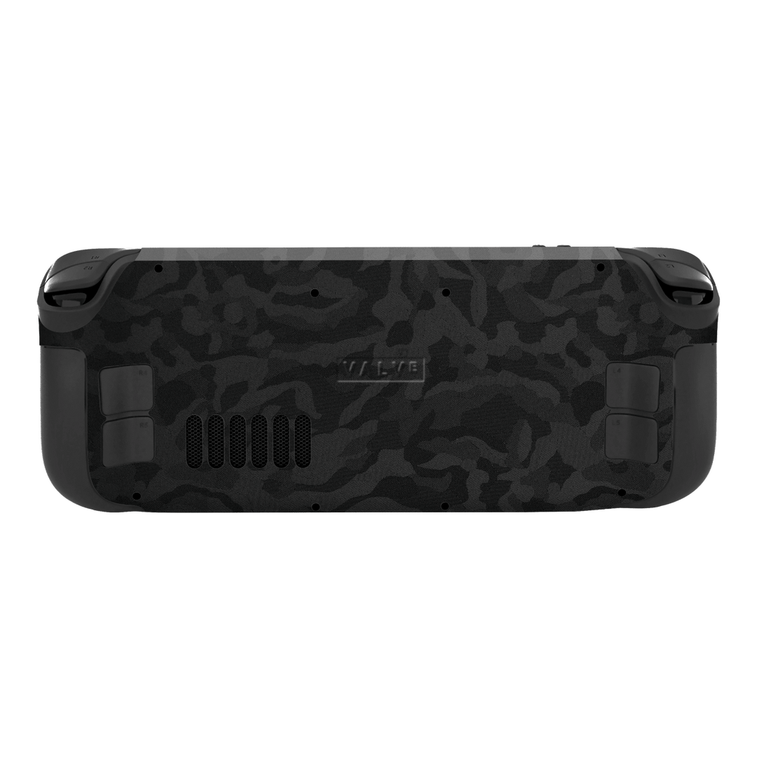 Steam Deck OLED Luxuria Black 3D Textured Camo Camouflage Skin Wrap Sticker Decal Cover Protector by EasySkinz | EasySkinz.com