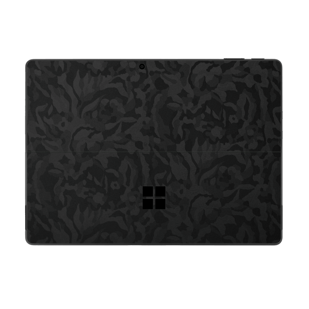 Microsoft Surface Pro 9 Luxuria Black 3D Textured Camo Camouflage Skin Wrap Sticker Decal Cover Protector by EasySkinz | EasySkinz.com