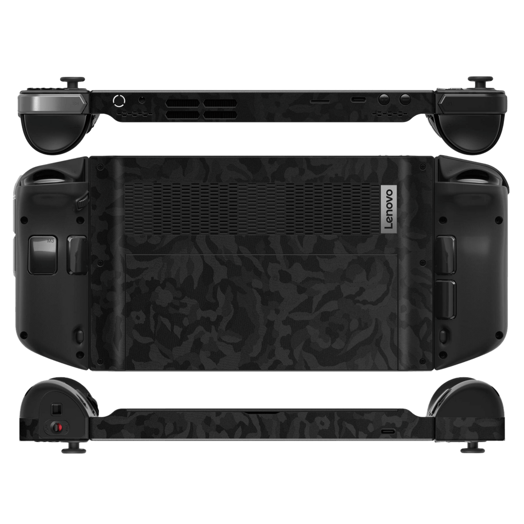 Lenovo Legion Go Luxuria Black 3D Textured Camo Camouflage Skin Wrap Sticker Decal Cover Protector by EasySkinz | EasySkinz.com