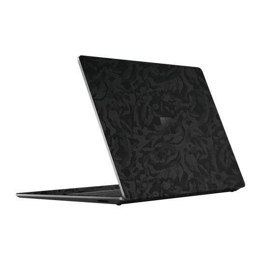 Microsoft Surface Laptop 5, 15" Luxuria Black 3D Textured Camo Camouflage Skin Wrap Sticker Decal Cover Protector by EasySkinz | EasySkinz.com