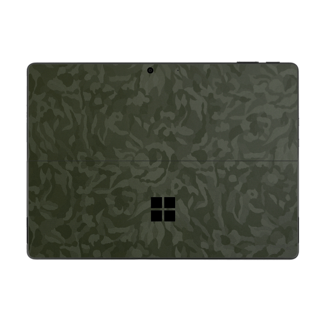 Microsoft Surface Pro 9 Luxuria Green 3D Textured Camo Camouflage Skin Wrap Sticker Decal Cover Protector by EasySkinz | EasySkinz.com