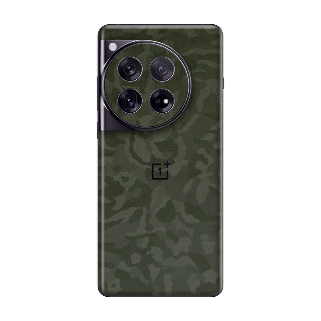 OnePlus 12 Luxuria Green 3D Textured Camo Camouflage Skin Wrap Sticker Decal Cover Protector by QSKINZ | qskinz.com