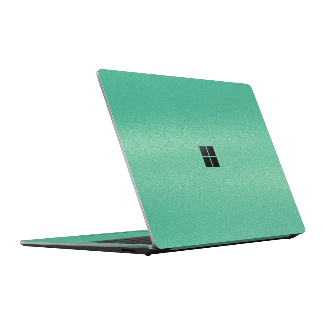 Microsoft Surface Laptop Go 3 Mint Metallic Matt Matte Skin Wrap Sticker Decal Cover Protector by EasySkinz | EasySkinz.com