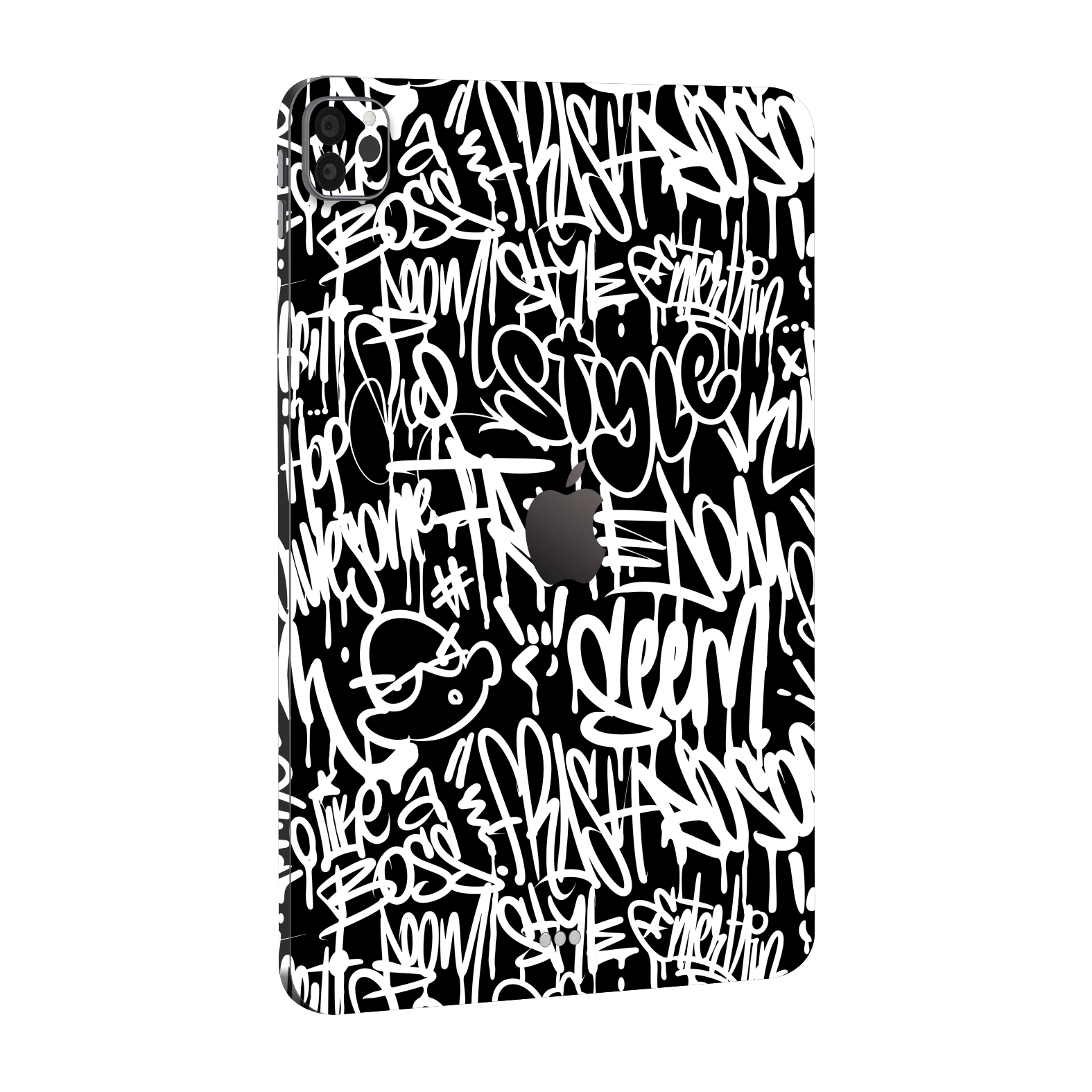 iPad PRO 11" (2021) Print Printed Custom SIGNATURE Monochrome Black and WhiteGraffiti Skin Wrap Sticker Decal Cover Protector by EasySkinz | EasySkinz.com