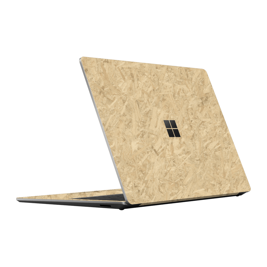Microsoft Surface Laptop 5, 15" Luxuria Chipboard Wood Wooden Skin Wrap Sticker Decal Cover Protector by EasySkinz | EasySkinz.com
