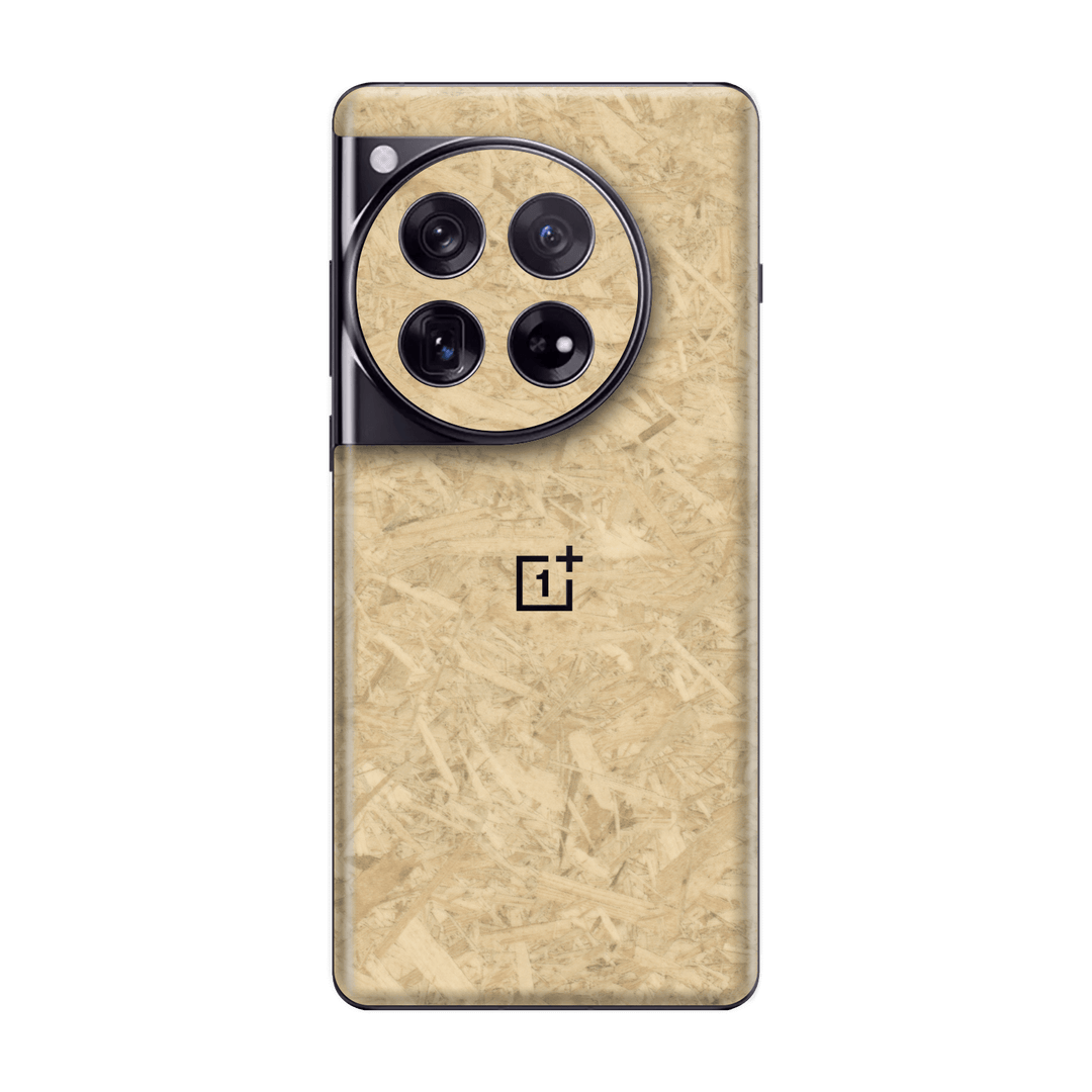 OnePlus 12 Luxuria Chipboard Wood Wooden Skin Wrap Sticker Decal Cover Protector by QSKINZ | qskinz.com
