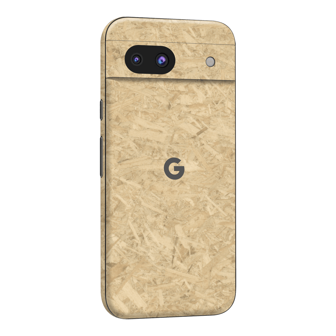 Google Pixel 8a Luxuria Chipboard Wood Wooden Skin Wrap Sticker Decal Cover Protector by QSKINZ | qskinz.com