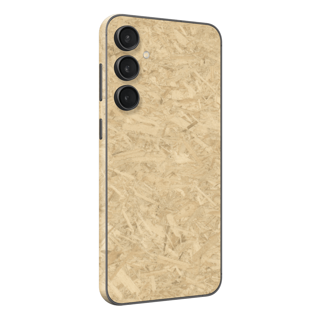Samsung Galaxy S23 (FE) Luxuria Chipboard Wood Wooden Skin Wrap Sticker Decal Cover Protector by EasySkinz | EasySkinz.com