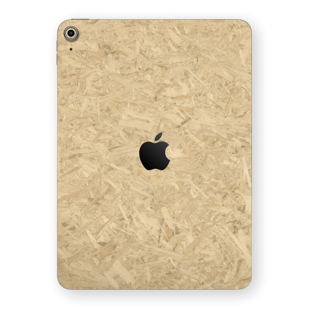 iPad 10.9” (10th Gen, 2022) Luxuria Chipboard Wood Wooden Skin Wrap Sticker Decal Cover Protector by EasySkinz | EasySkinz.com