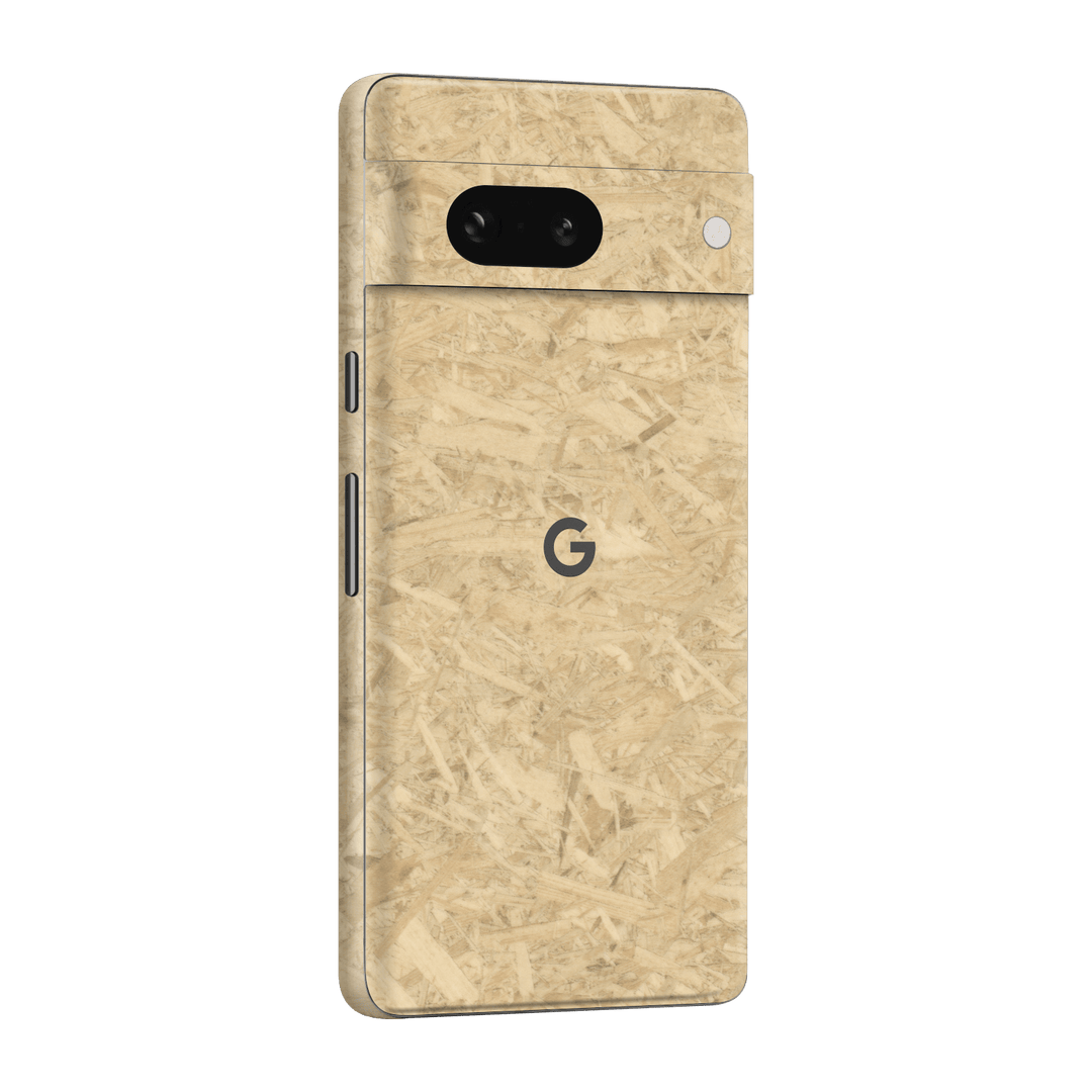 Google Pixel 7a (2023) Luxuria Chipboard Wood Wooden Skin Wrap Sticker Decal Cover Protector by EasySkinz | EasySkinz.com