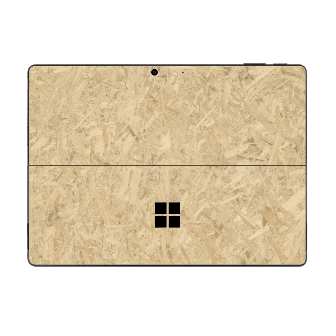 Microsoft Surface Pro 9 Luxuria Chipboard Wood Wooden Skin Wrap Sticker Decal Cover Protector by EasySkinz | EasySkinz.com