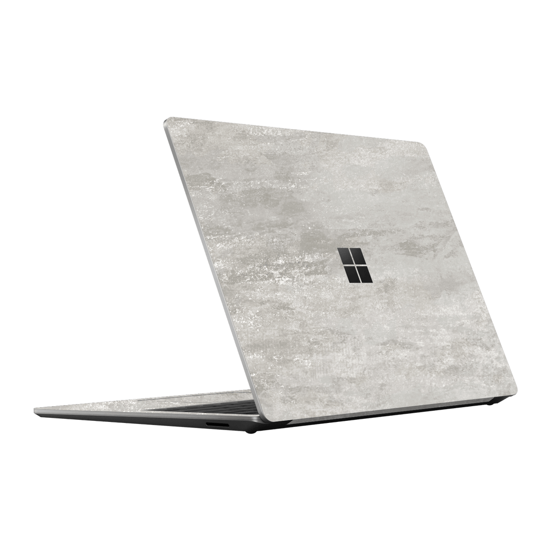 Microsoft Surface Laptop 5, 15” Luxuria Silver Stone Skin Wrap Sticker Decal Cover Protector by EasySkinz | EasySkinz.com