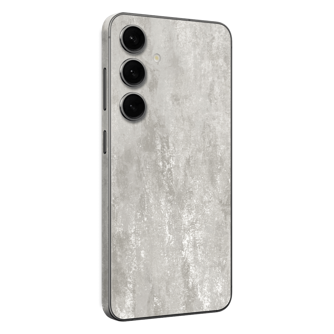 Samsung Galaxy S24 Luxuria Silver Stone Skin Wrap Sticker Decal Cover Protector by EasySkinz | EasySkinz.com