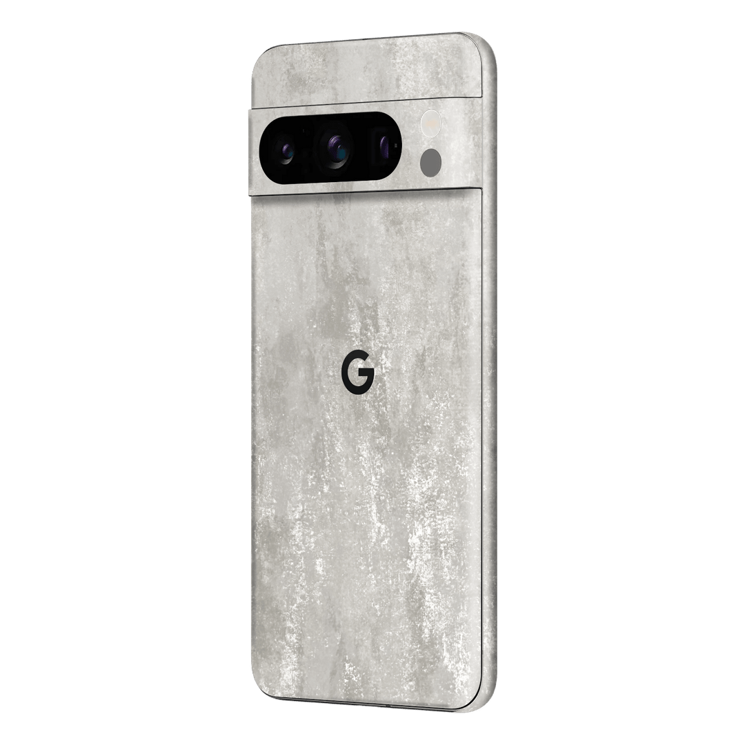 Google Pixel 8 PRO (2023) Luxuria Silver Stone Skin Wrap Sticker Decal Cover Protector by EasySkinz | EasySkinz.com