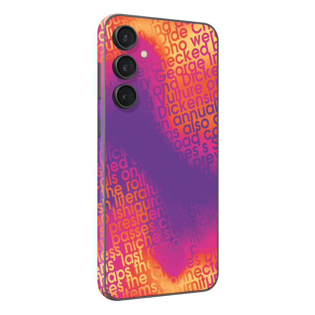 Samsung Galaxy S23 (FE) Print Printed Custom SIGNATURE Inferno Swirl Gradient Skin Wrap Sticker Decal Cover Protector by QSKINZ | QSKINZ.COM