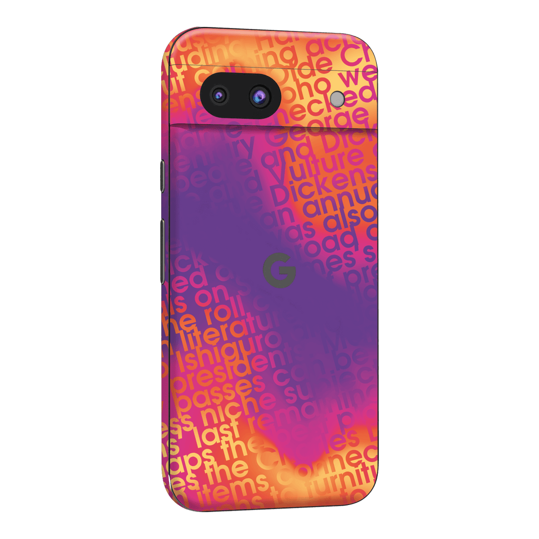 Google Pixel 8a Print Printed Custom SIGNATURE Inferno Swirl Gradient Skin Wrap Sticker Decal Cover Protector by QSKINZ | QSKINZ.COM