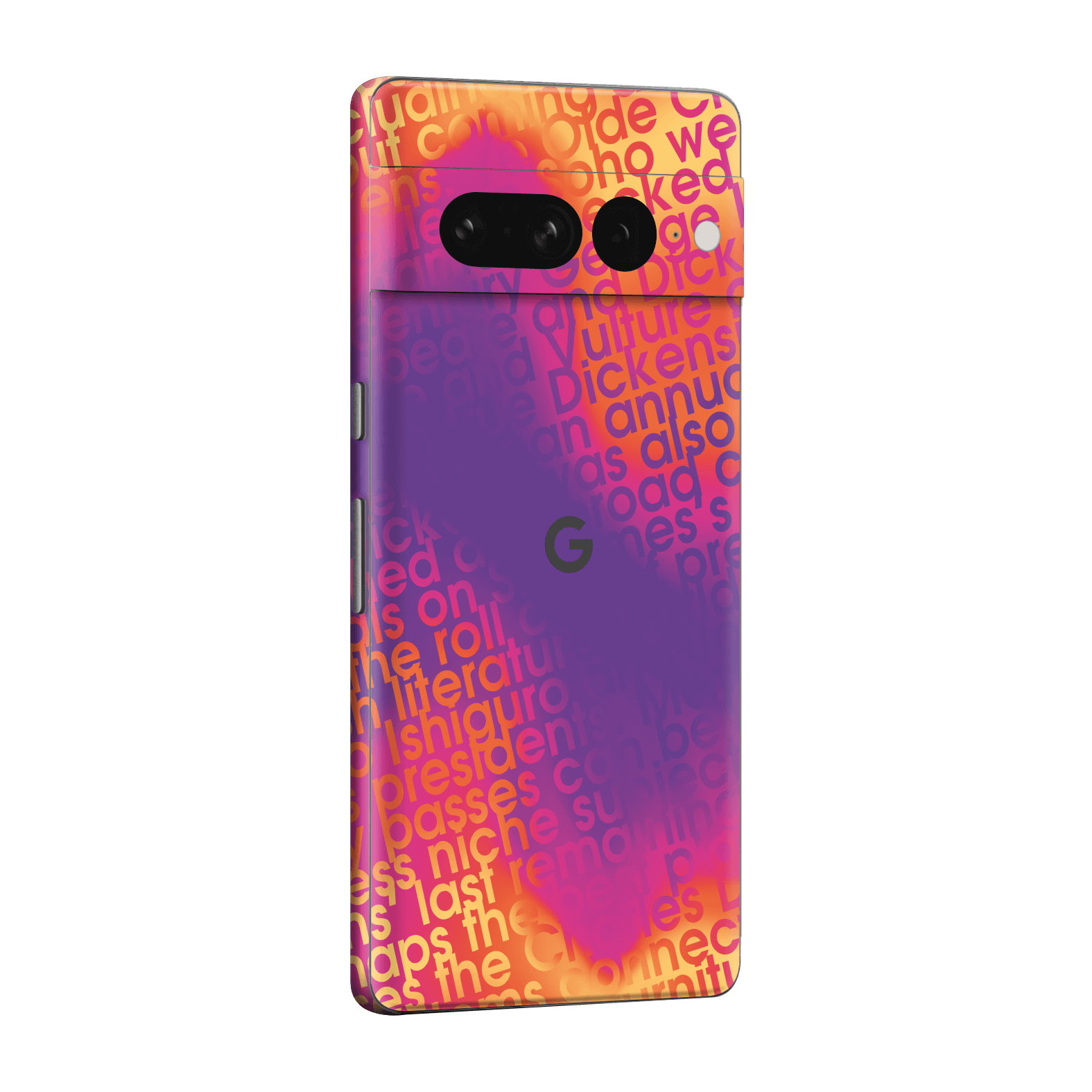 Pixel 7 PRO Print Printed Custom SIGNATURE Inferno Swirl Gradient Skin Wrap Sticker Decal Cover Protector by QSKINZ | QSKINZ.COM