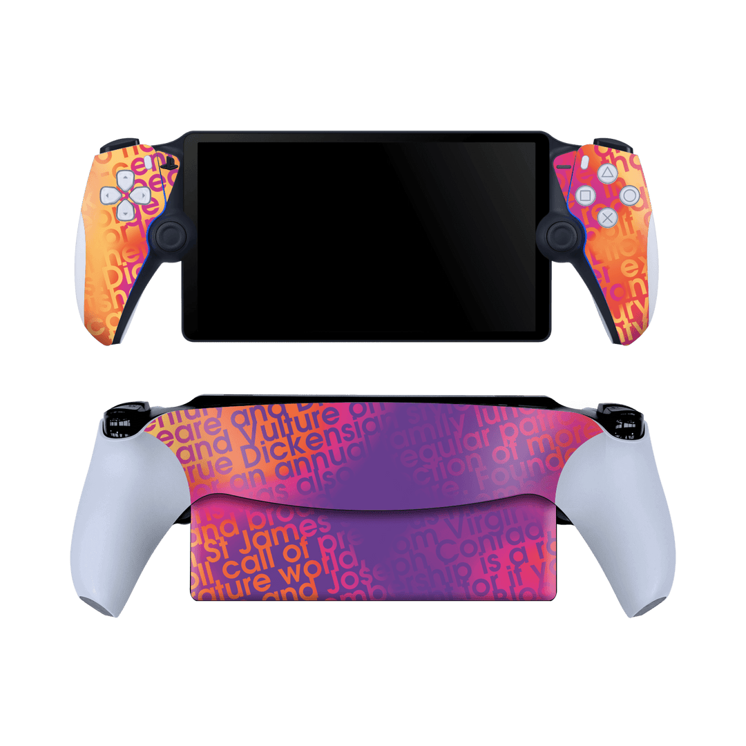 PlayStation PORTAL Print Printed Custom SIGNATURE Inferno Swirl Gradient Skin Wrap Sticker Decal Cover Protector by QSKINZ | QSKINZ.COM