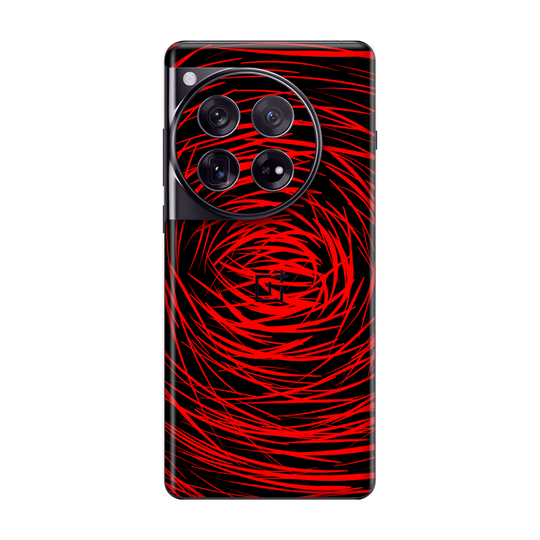 OnePlus 12 Print Printed Custom SIGNATURE Quasar Red Mesh Skin Wrap Sticker Decal Cover Protector by QSKINZ | QSKINZ.COM