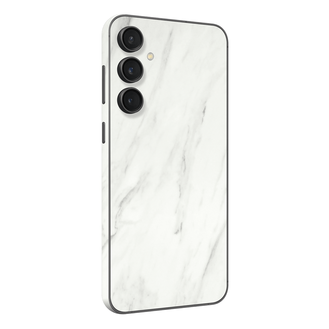 Samsung Galaxy S23 (FE) Luxuria White Marble Stone Skin Wrap Sticker Decal Cover Protector by EasySkinz | EasySkinz.com