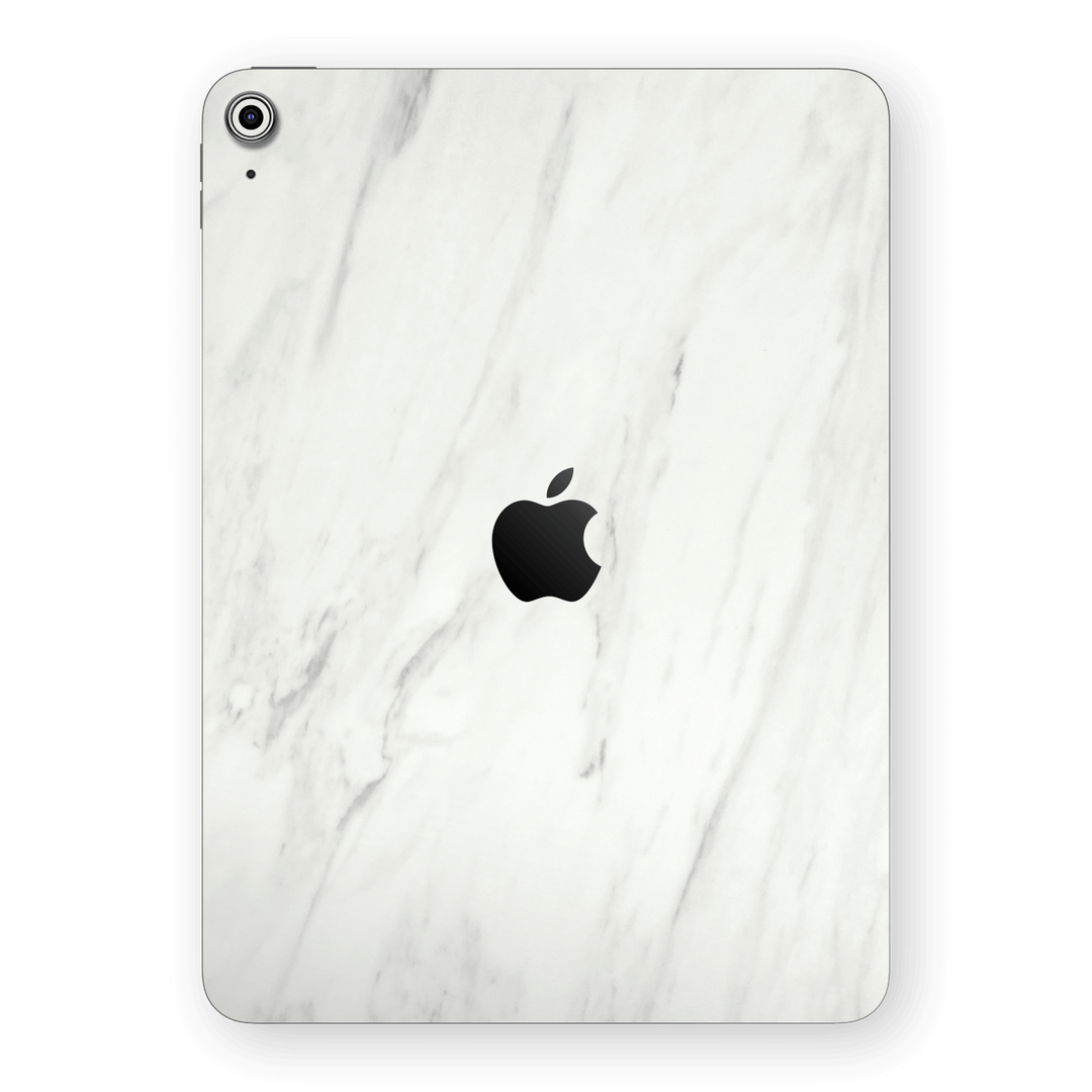 iPad 10.9” (10th Gen, 2022) Luxuria White Marble Stone Skin Wrap Sticker Decal Cover Protector by EasySkinz | EasySkinz.com