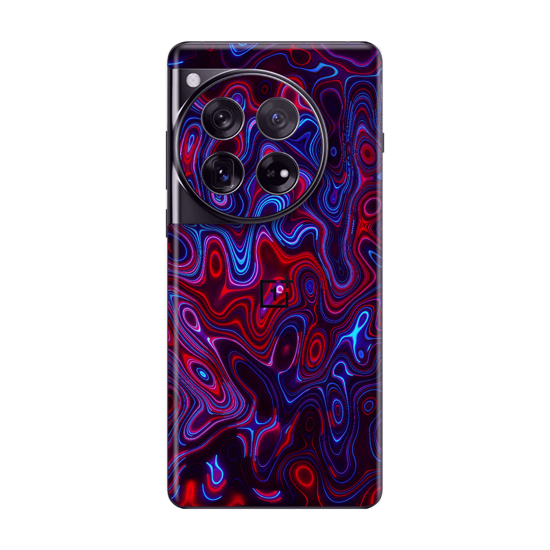 OnePlus 12 Print Printed Custom SIGNATURE Flux Fusion Purple Neon Skin Wrap Sticker Decal Cover Protector by QSKINZ | QSKINZ.COM