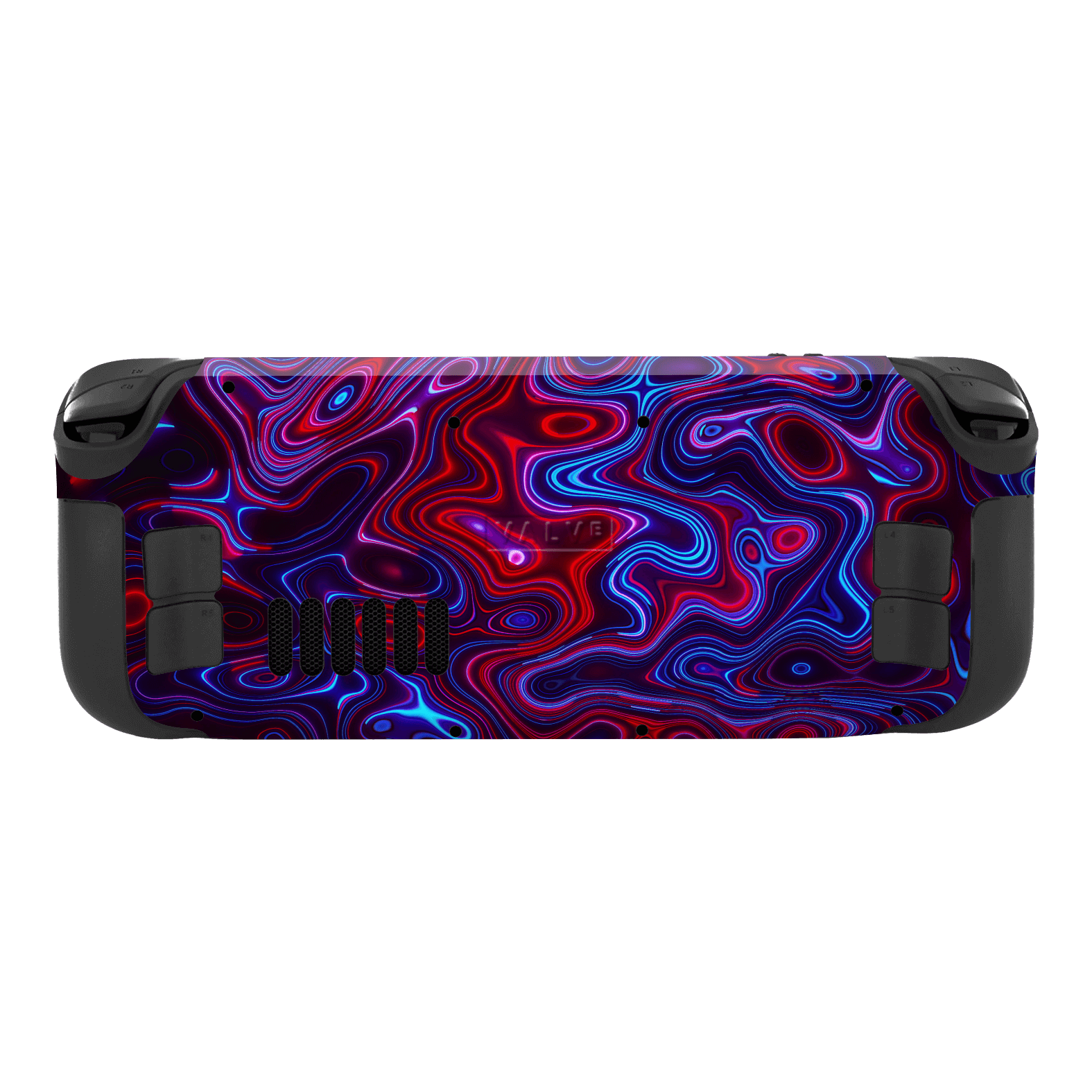 Steam Deck OLED Print Printed Custom SIGNATURE Flux Fusion Purple Neon Skin Wrap Sticker Decal Cover Protector by QSKINZ | QSKINZ.COM