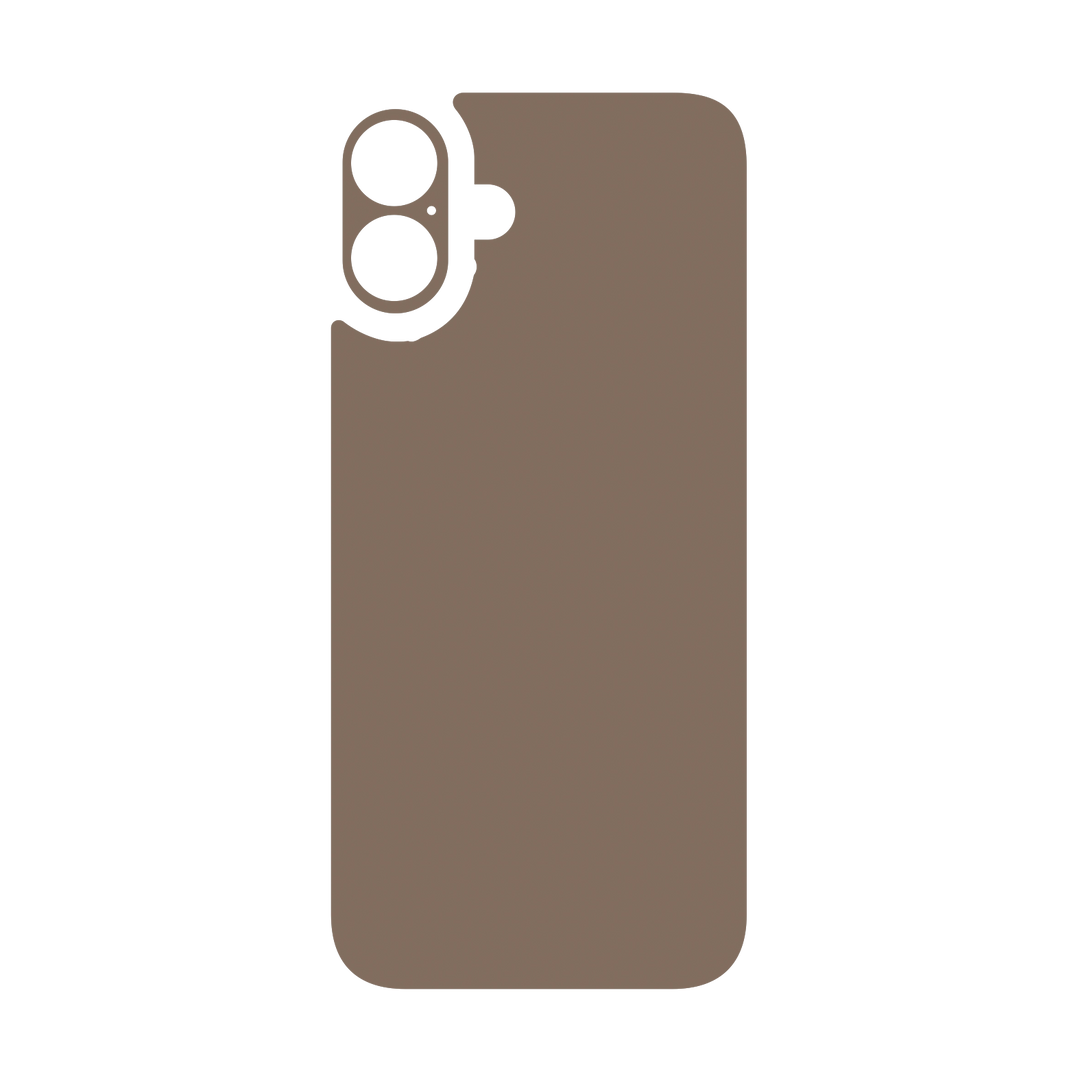 iPhone 16 Plus Qcaze - Soft-Touch MOCHA Taupe StealthMatte (Case + Skin Kit)