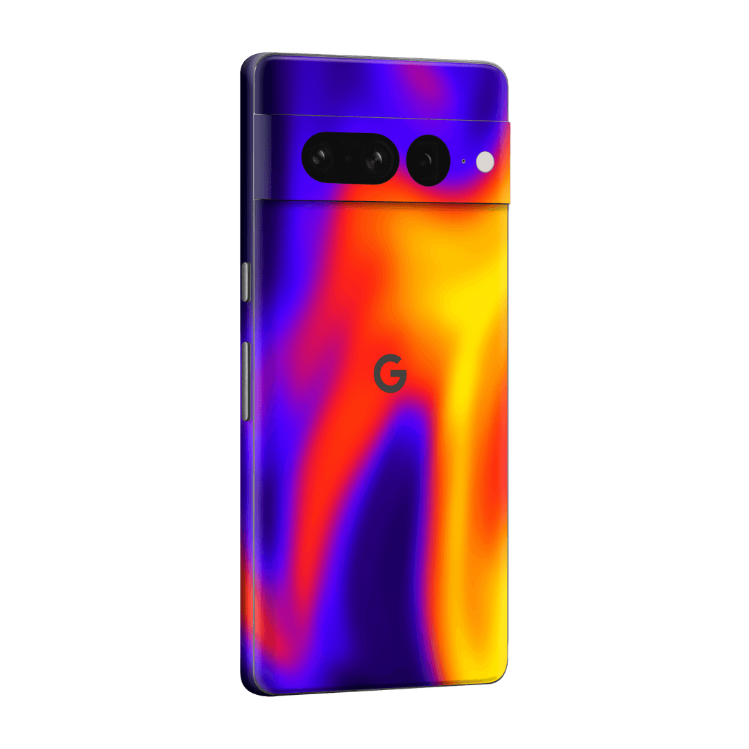 Pixel 7 PRO Print Printed Custom SIGNATURE Infrablaze Infrared Thermal Neon Skin Wrap Sticker Decal Cover Protector by QSKINZ | QSKINZ.COM