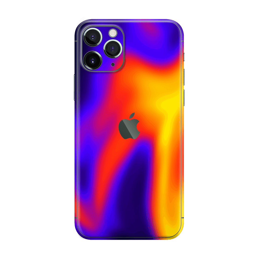 iPhone 11 PRO Print Printed Custom SIGNATURE Infrablaze Infrared Thermal Neon Skin Wrap Sticker Decal Cover Protector by QSKINZ | QSKINZ.COM