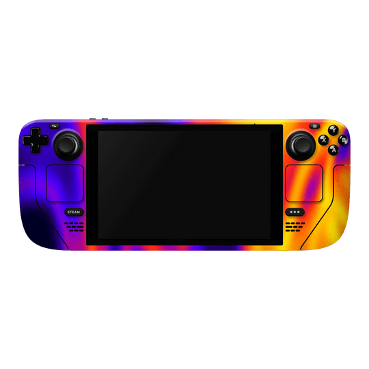 Steam Deck OLED Print Printed Custom SIGNATURE Infrablaze Infrared Thermal Neon Skin Wrap Sticker Decal Cover Protector by QSKINZ | QSKINZ.COM