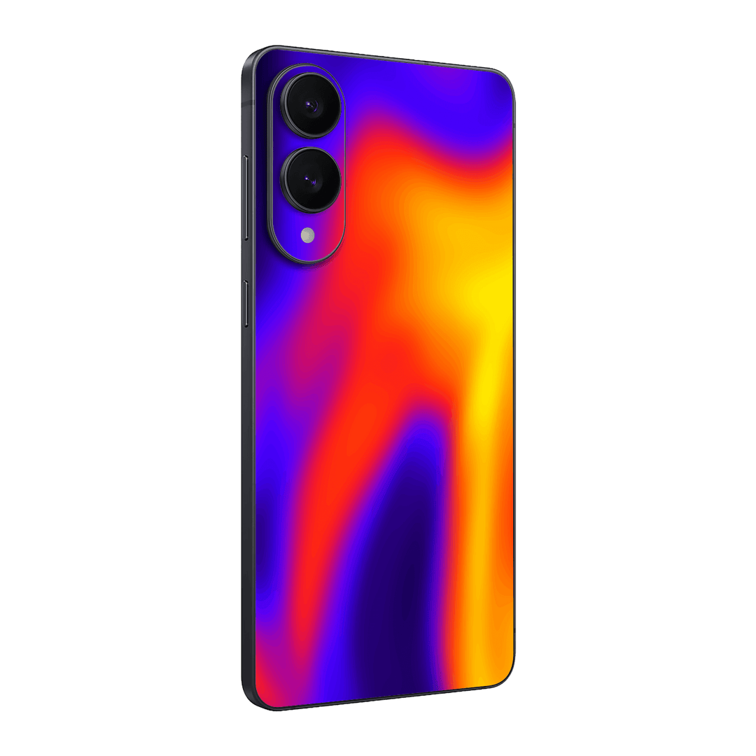 Samsung Galaxy S25 EDGE Print Printed Custom SIGNATURE Infrablaze Infrared Thermal Neon Skin Wrap Sticker Decal Cover Protector by QSKINZ | QSKINZ.COM
