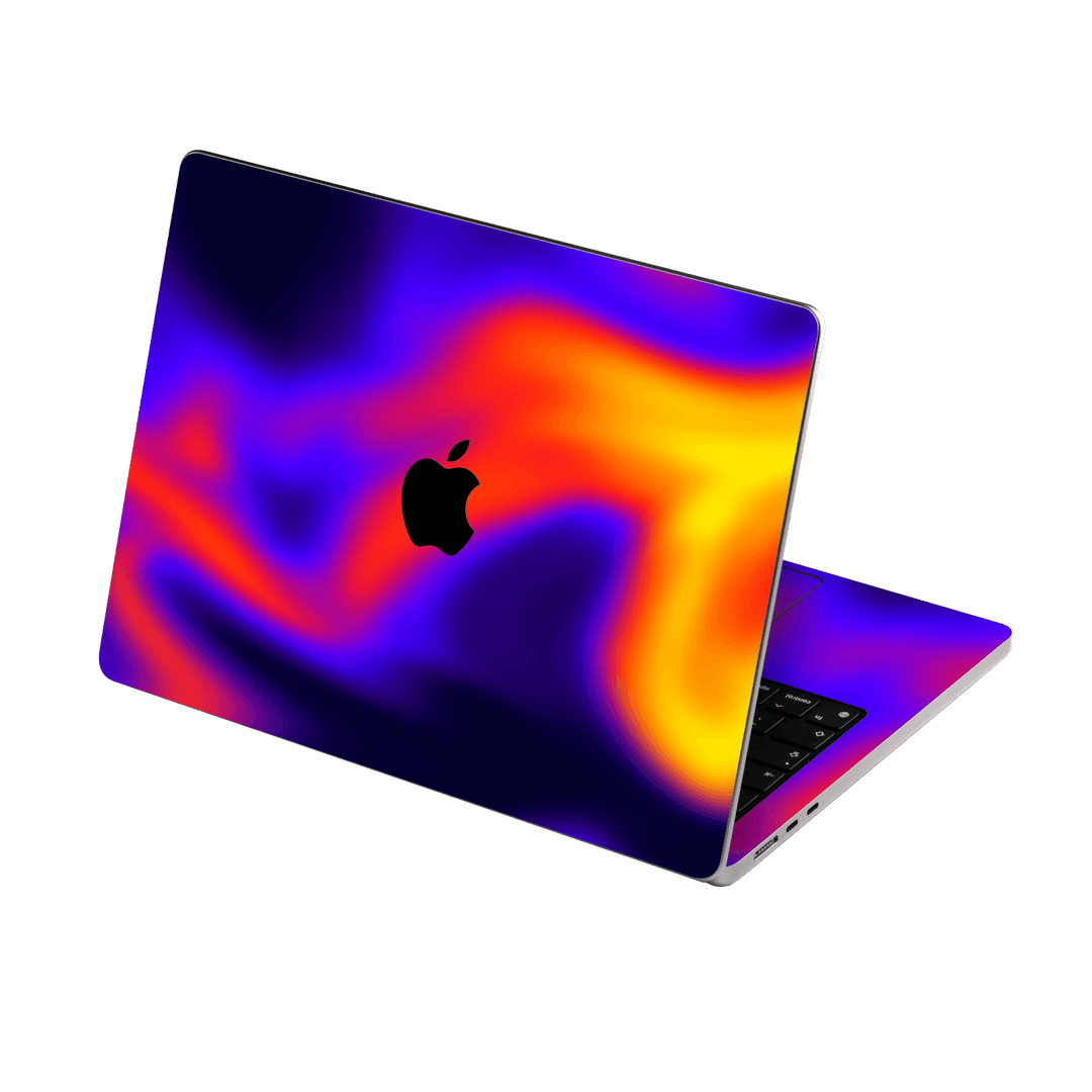 MacBook AIR 13.6" (2022/2024) Print Printed Custom SIGNATURE Infrablaze Infrared Thermal Neon Skin Wrap Sticker Decal Cover Protector by QSKINZ | QSKINZ.COM