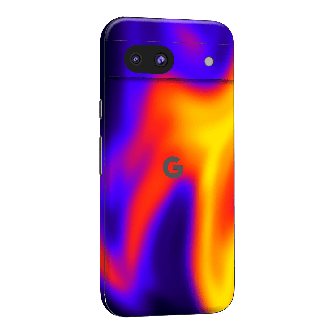 Google Pixel 8a Print Printed Custom SIGNATURE Infrablaze Infrared Thermal Neon Skin Wrap Sticker Decal Cover Protector by QSKINZ | QSKINZ.COM