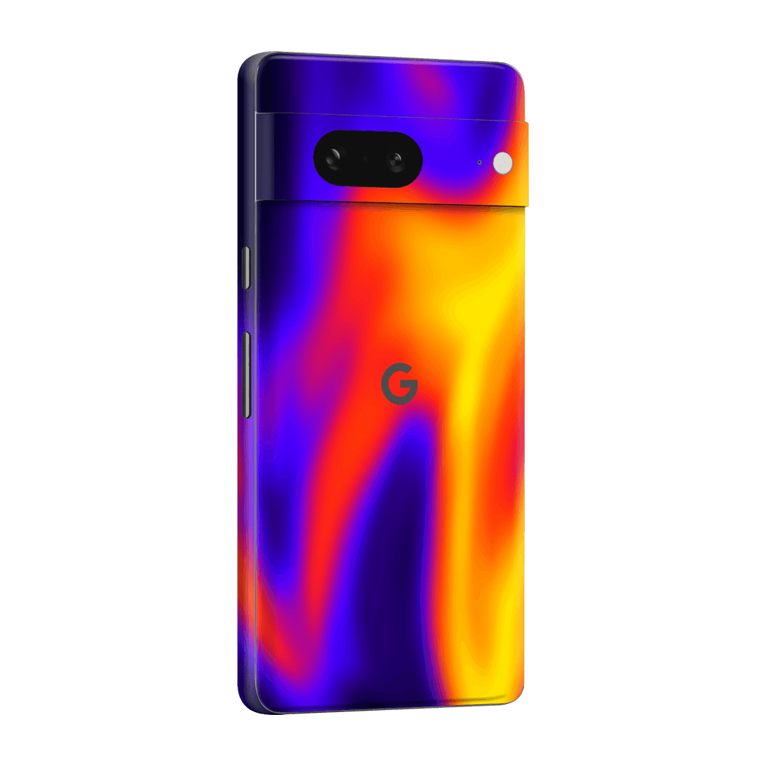 Pixel 7 Print Printed Custom SIGNATURE Infrablaze Infrared Thermal Neon Skin Wrap Sticker Decal Cover Protector by QSKINZ | QSKINZ.COM
