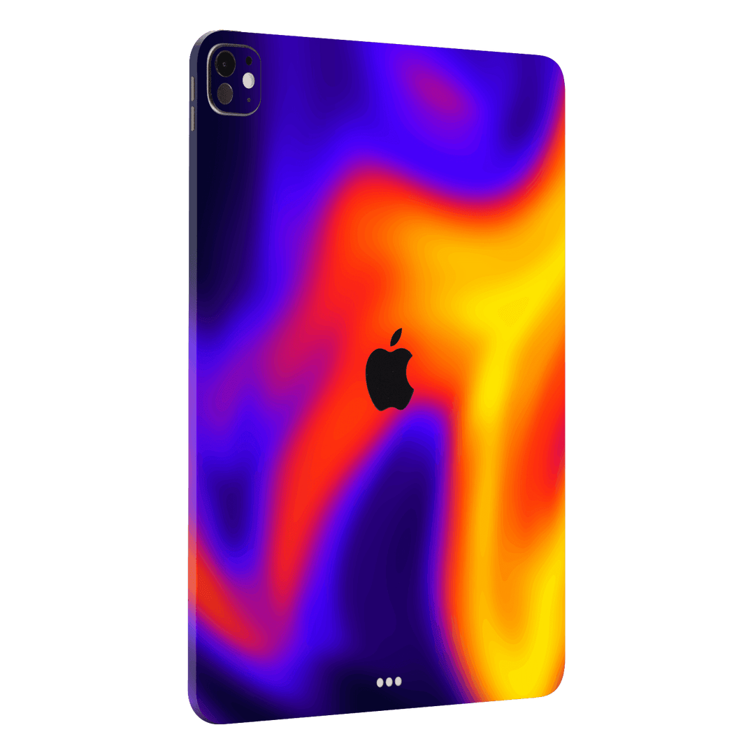 iPad Pro 11” (M4) Print Printed Custom SIGNATURE Infrablaze Infrared Thermal Neon Skin Wrap Sticker Decal Cover Protector by QSKINZ | QSKINZ.COM