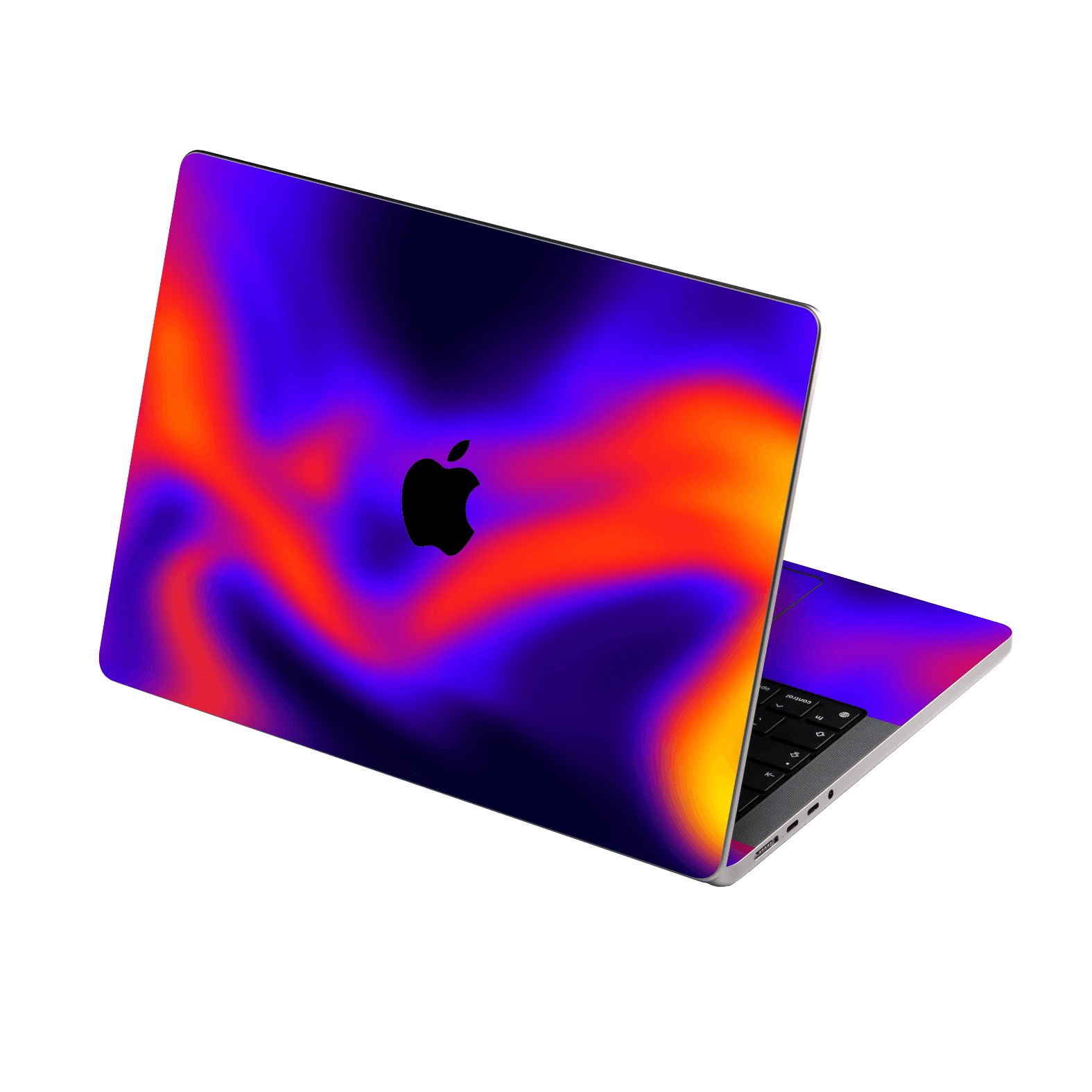 MacBook Pro 16” (2021/2023) Print Printed Custom SIGNATURE Infrablaze Infrared Thermal Neon Skin Wrap Sticker Decal Cover Protector by QSKINZ | QSKINZ.COM