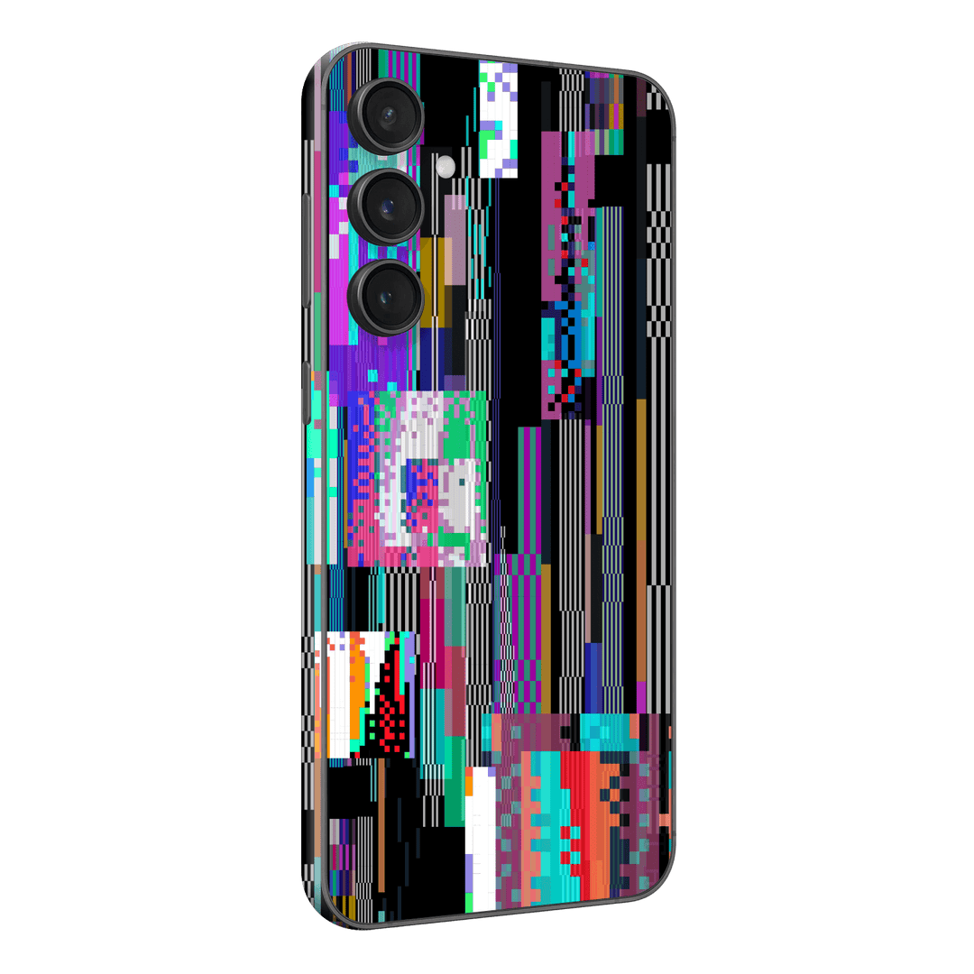 Samsung Galaxy S23 (FE) Print Printed Custom SIGNATURE Glitchscape Glitch No Signal Colours Skin Wrap Sticker Decal Cover Protector by QSKINZ | QSKINZ.COM