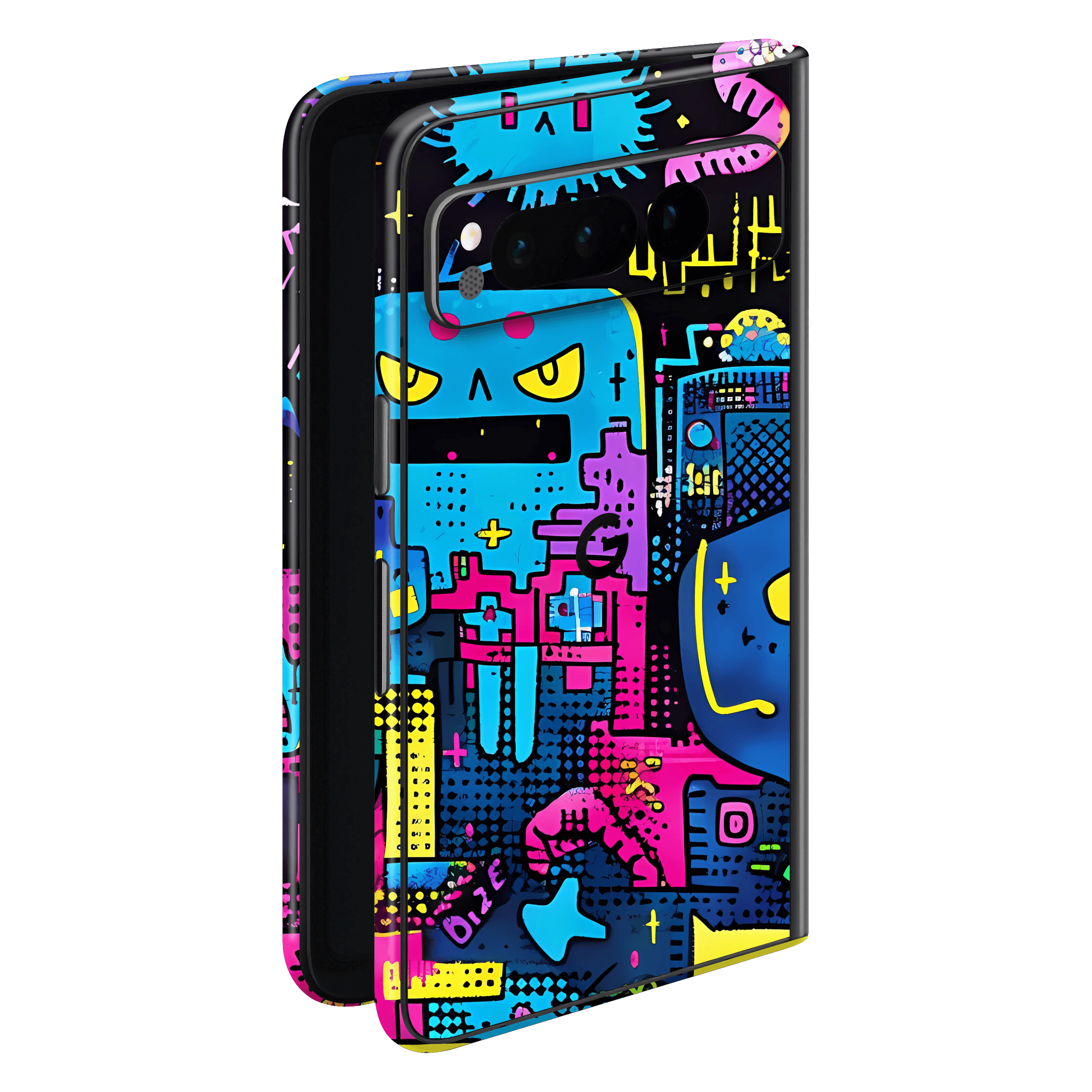 Pixel FOLD Print Printed Custom SIGNATURE Arcade Rave Gaming Gamer Pixel Skin Wrap Sticker Decal Cover Protector by QSKINZ | QSKINZ.COM