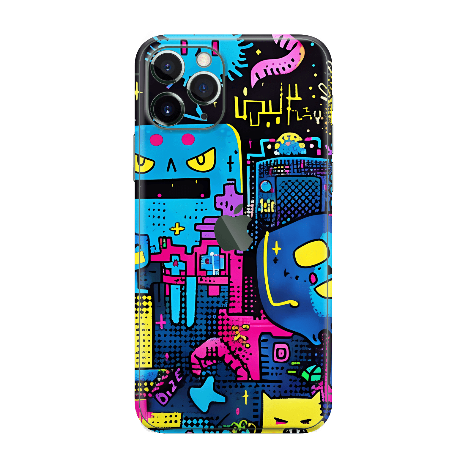 iPhone 11 PRO Print Printed Custom SIGNATURE Arcade Rave Gaming Gamer Pixel Skin Wrap Sticker Decal Cover Protector by QSKINZ | QSKINZ.COM