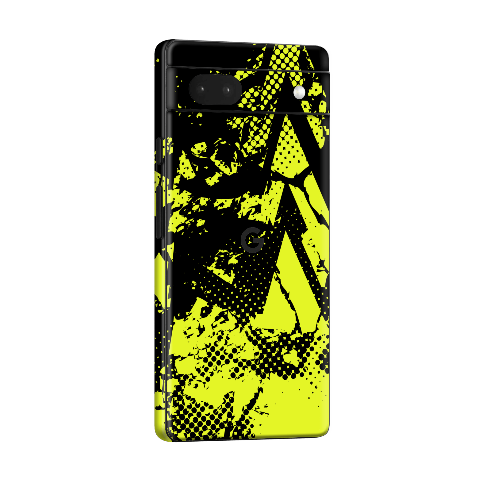 Pixel 6a Print Printed Custom SIGNATURE Grunge Yellow Green Trace Skin Wrap Sticker Decal Cover Protector by QSKINZ | QSKINZ.COM