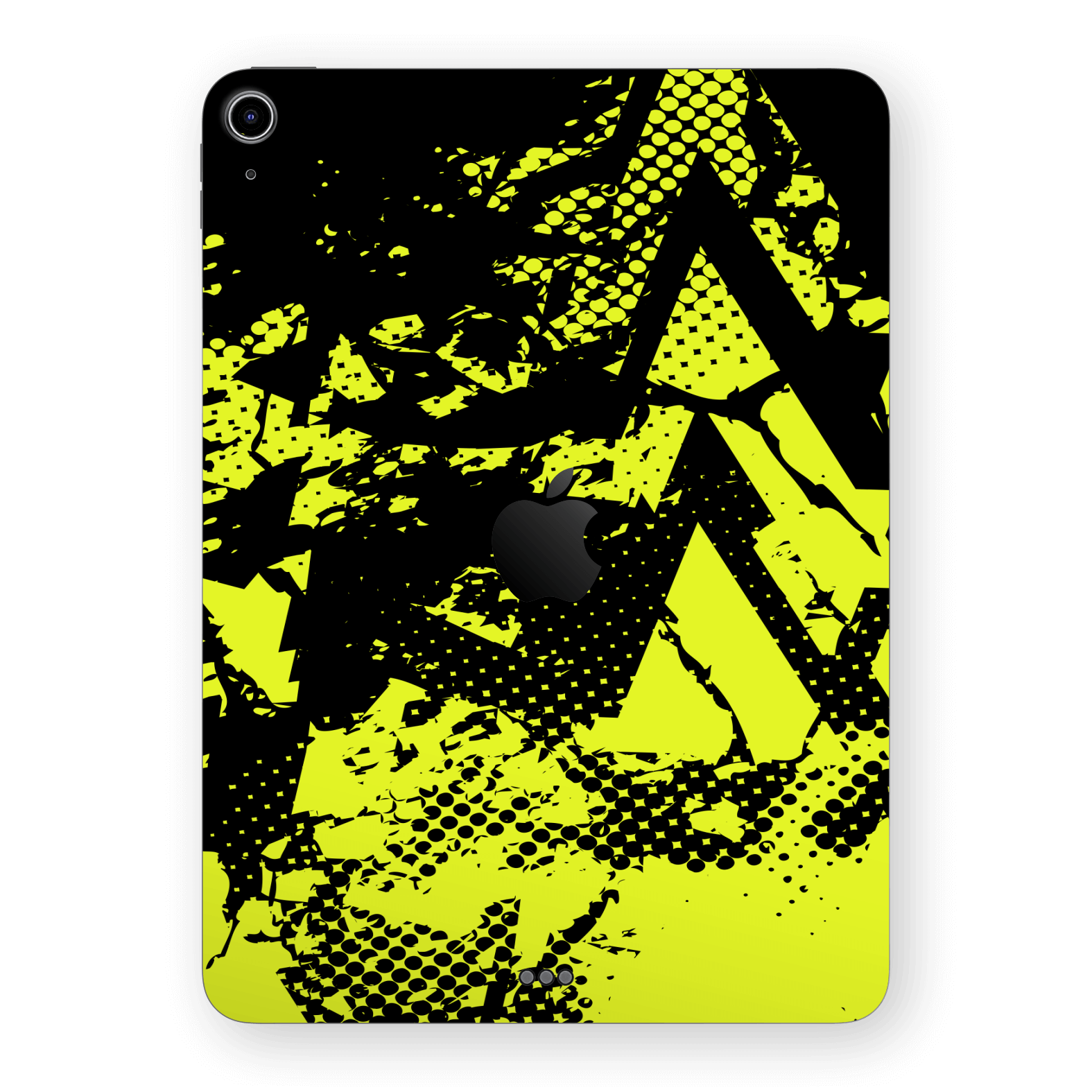 iPad Air 4/5 (2020/2022) Print Printed Custom SIGNATURE Grunge Yellow Green Trace Skin Wrap Sticker Decal Cover Protector by QSKINZ | QSKINZ.COM