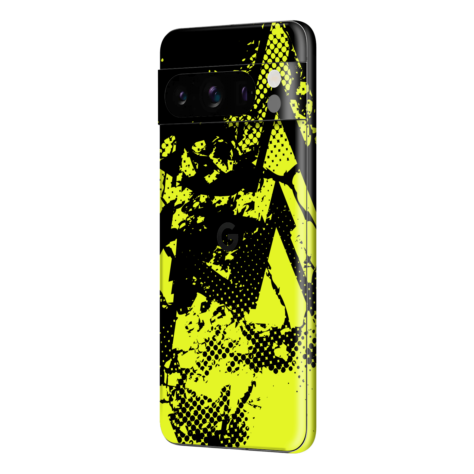 Pixel 8 PRO Print Printed Custom SIGNATURE Grunge Yellow Green Trace Skin Wrap Sticker Decal Cover Protector by QSKINZ | QSKINZ.COM