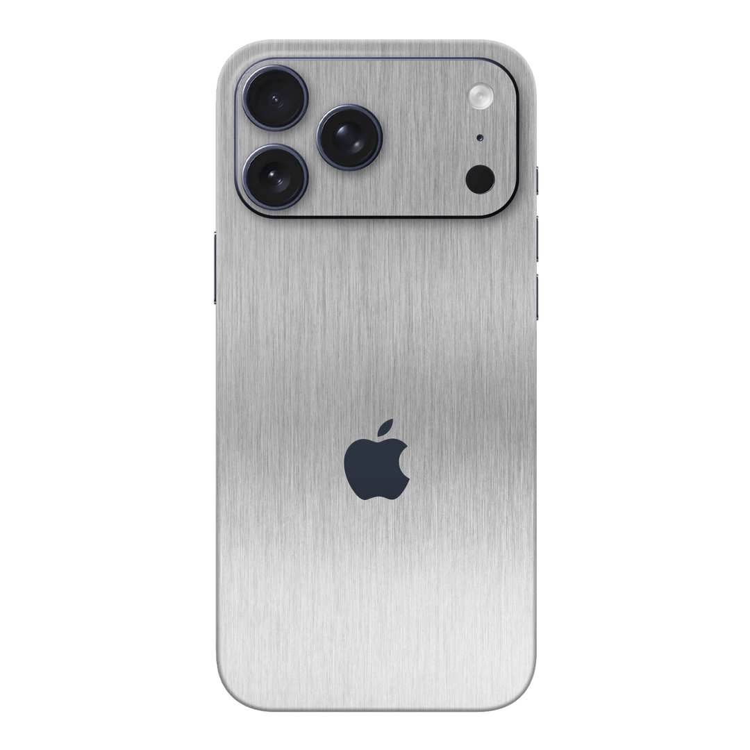 iPhone 18 Pro MAX BRUSHED ALUMINIUM Metallic Skin