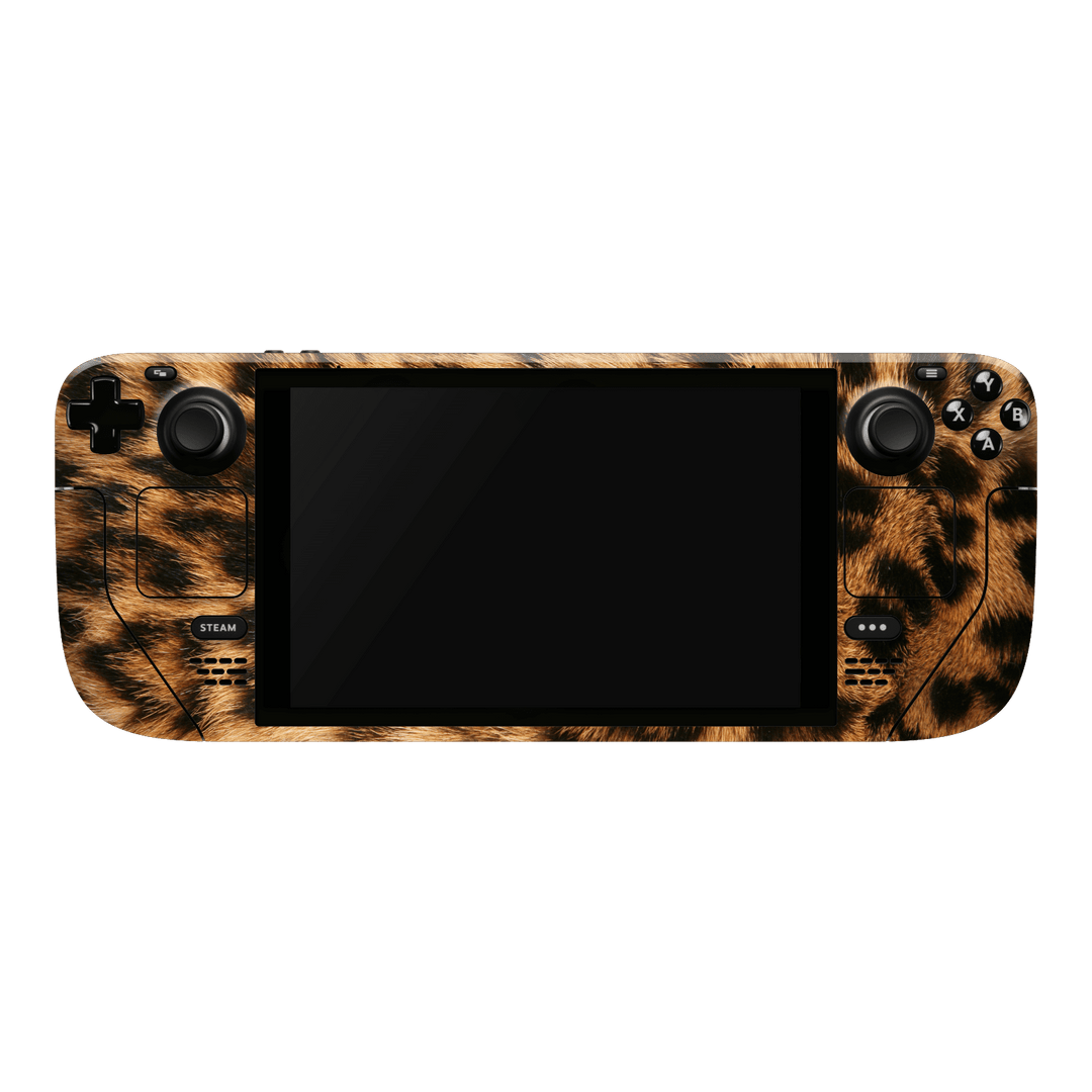 Steam Deck Print Printed Custom SIGNATURE Leo Reverie Leopard Print Skin Wrap Sticker Decal Cover Protector by QSKINZ | QSKINZ.COM