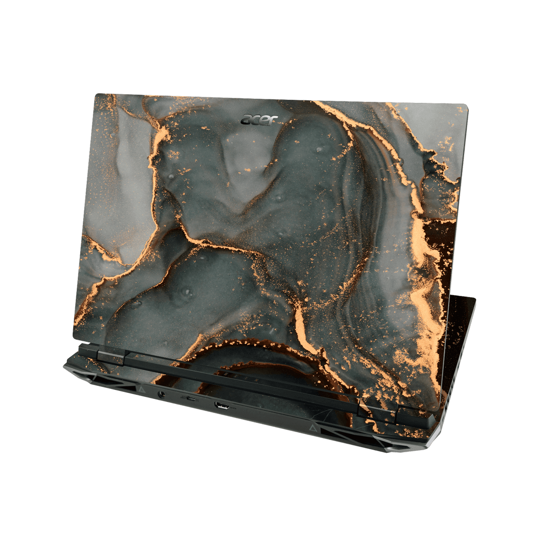 Acer NITRO 5 (17-inch) Print Printed Custom SIGNATURE AGATE GEODE Deep Forest Skin, Wrap, Decal, Protector, Cover by QSKINZ | qskinz.com