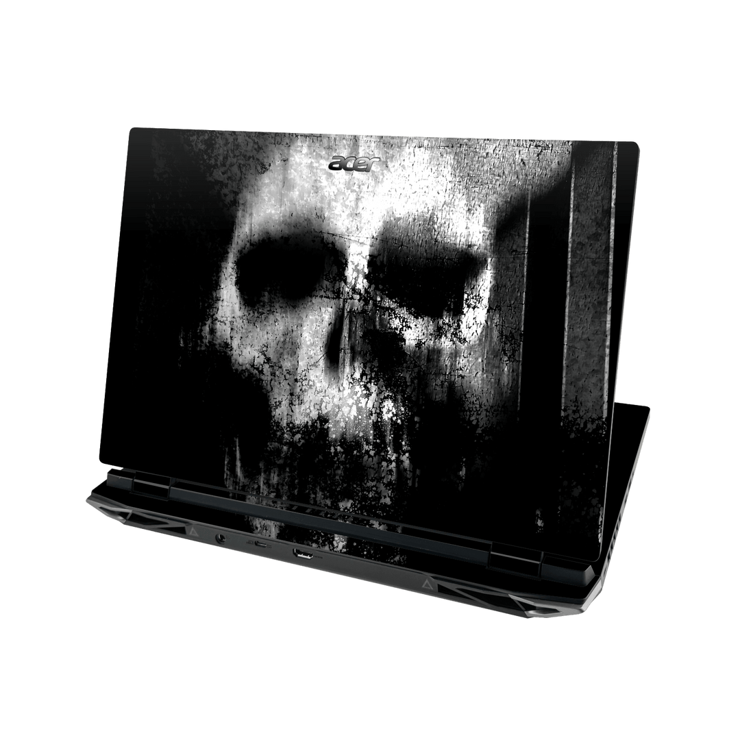 Acer NITRO 5 (17-inch) Print Printed Custom SIGNATURE Horror Black & White SKULL Skin, Wrap, Decal, Protector, Cover by QSKINZ | qskinz.com