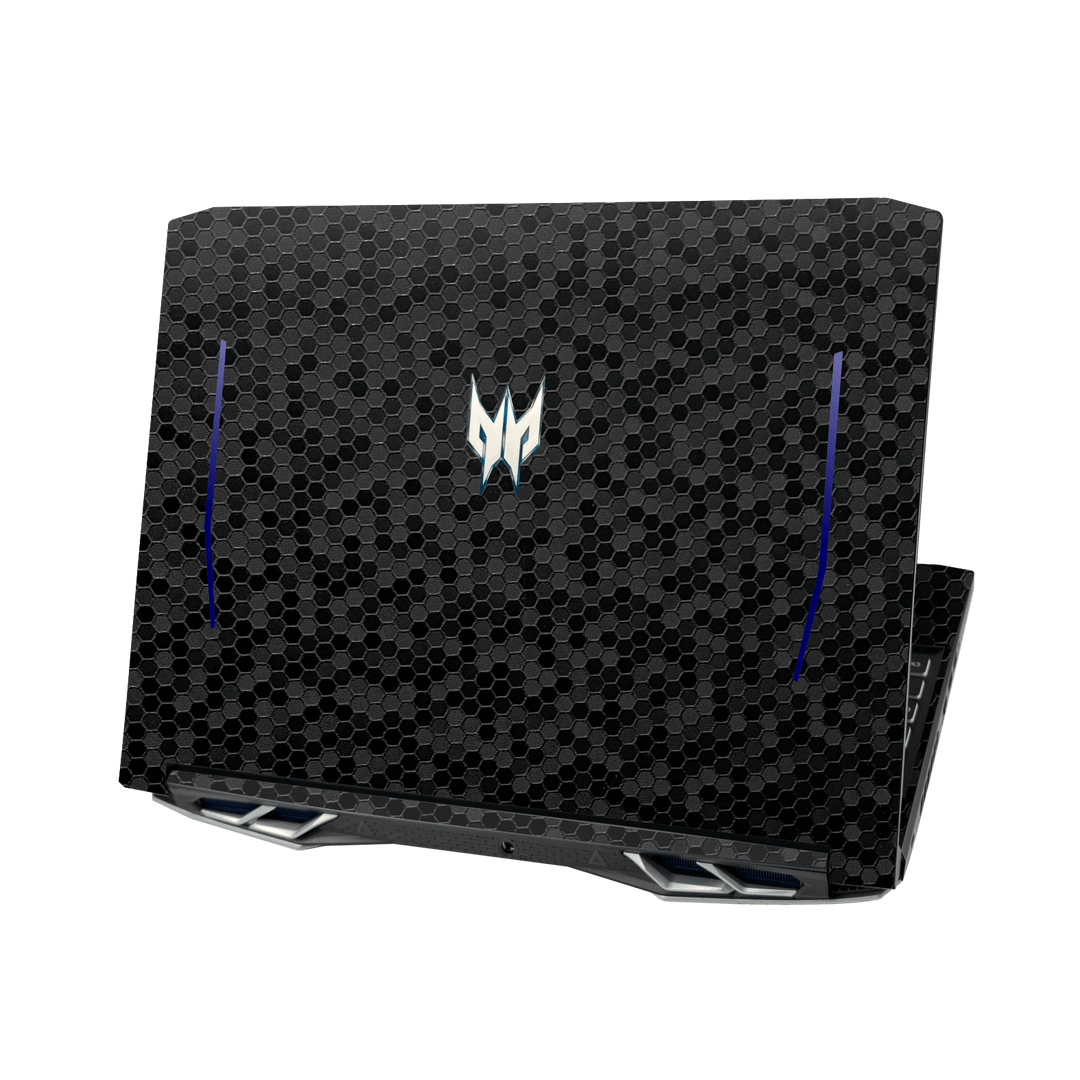 Acer Predator Helios 300 (15.6") Luxuria Black Honeycomb 3D Textured Skin Wrap Sticker Decal Cover Protector by QSKINZ | qskinz.com